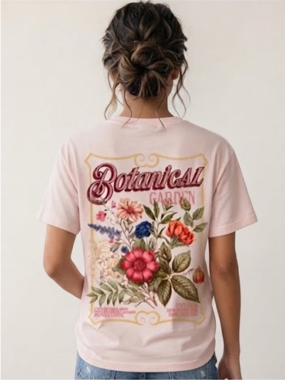 Modern Lux Botanical Garden Graphic T Shirt Women's Size XS Tee NWT